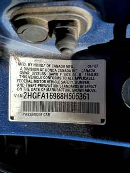 2008 HONDA CIVIC