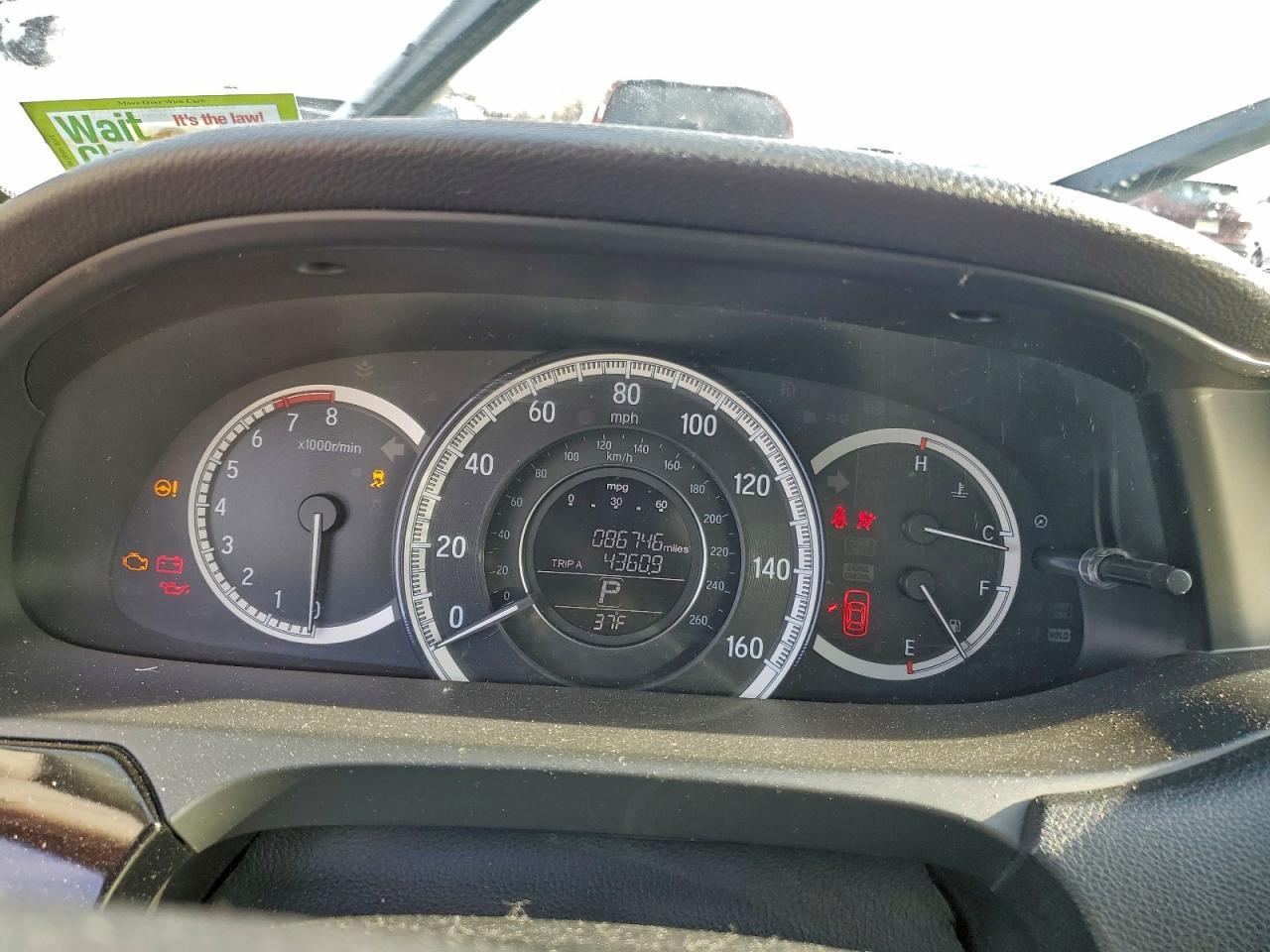 2016 HONDA ACCORD