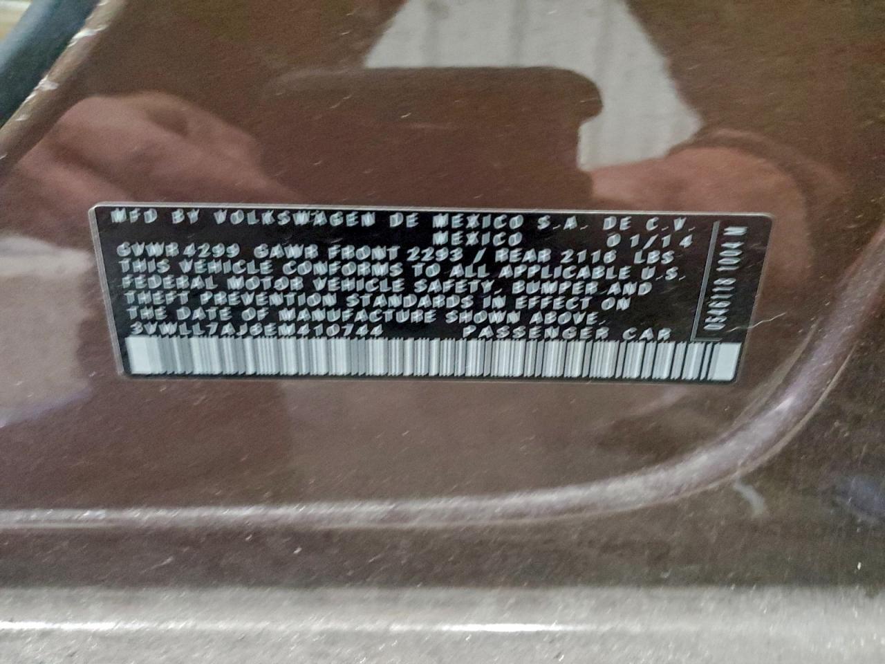2014 VOLKSWAGEN JETTA