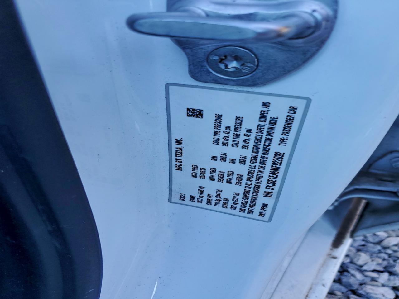 2021 TESLA MODEL 3