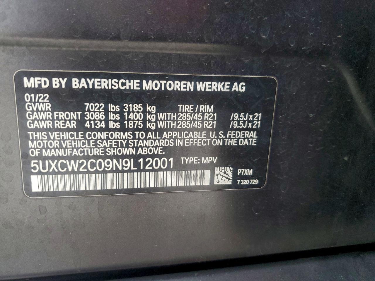 2022 BMW X7