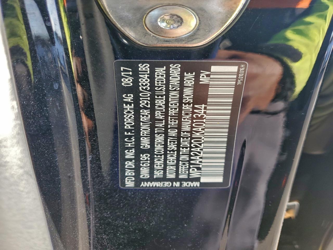 2018 PORSCHE CAYENNE