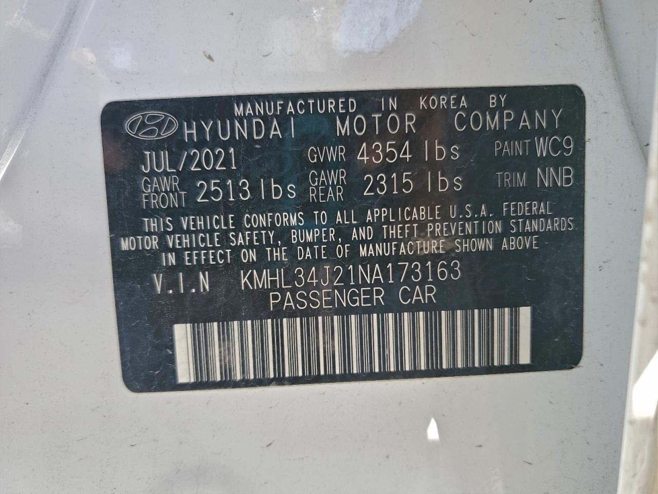 2022 HYUNDAI SONATA