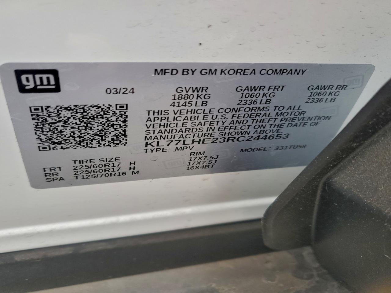 2024 CHEVROLET TRAX