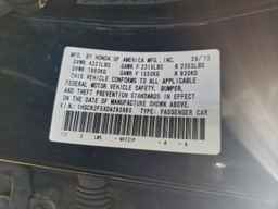 2013 HONDA ACCORD