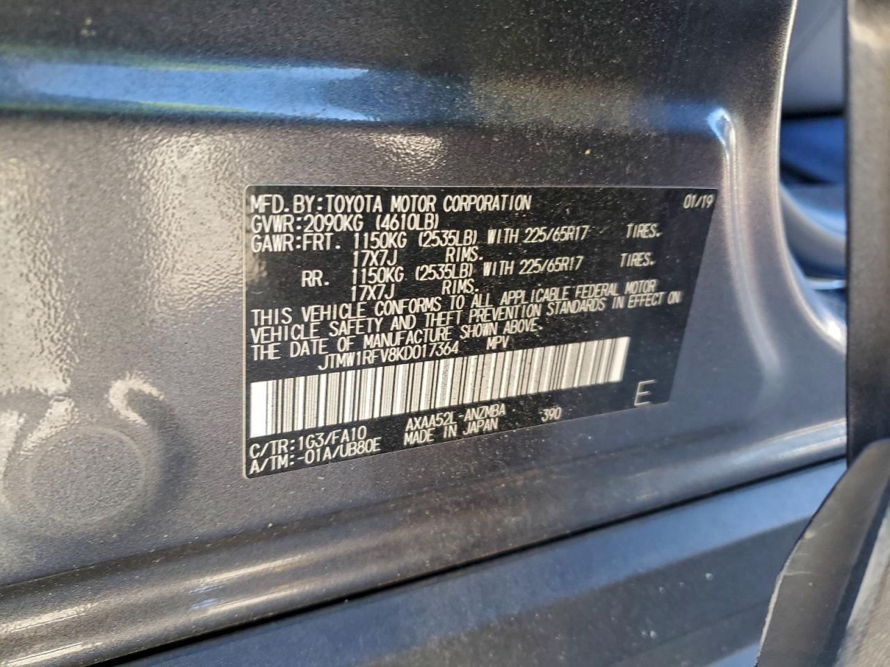 2019 TOYOTA RAV4