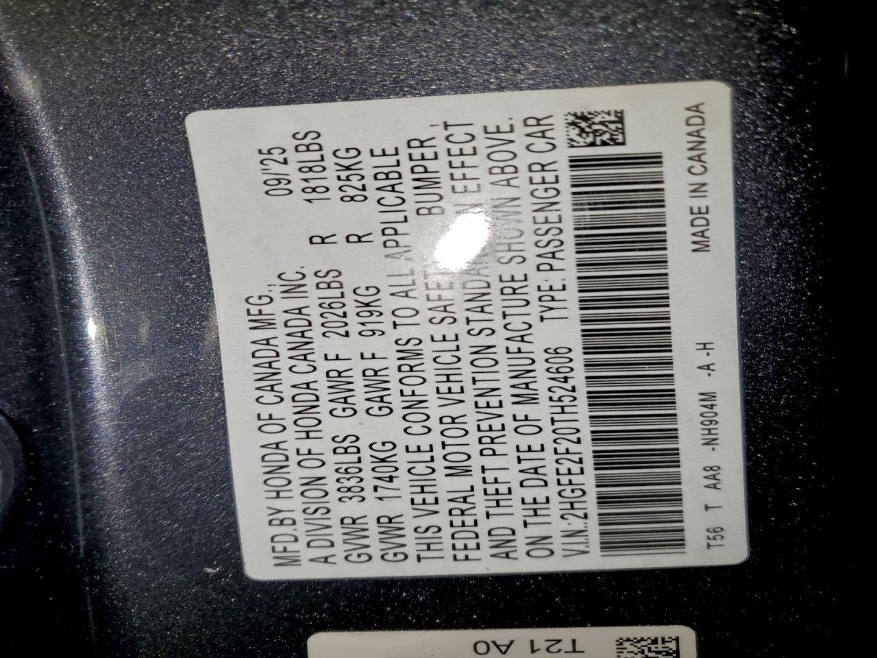 2026 HONDA CIVIC