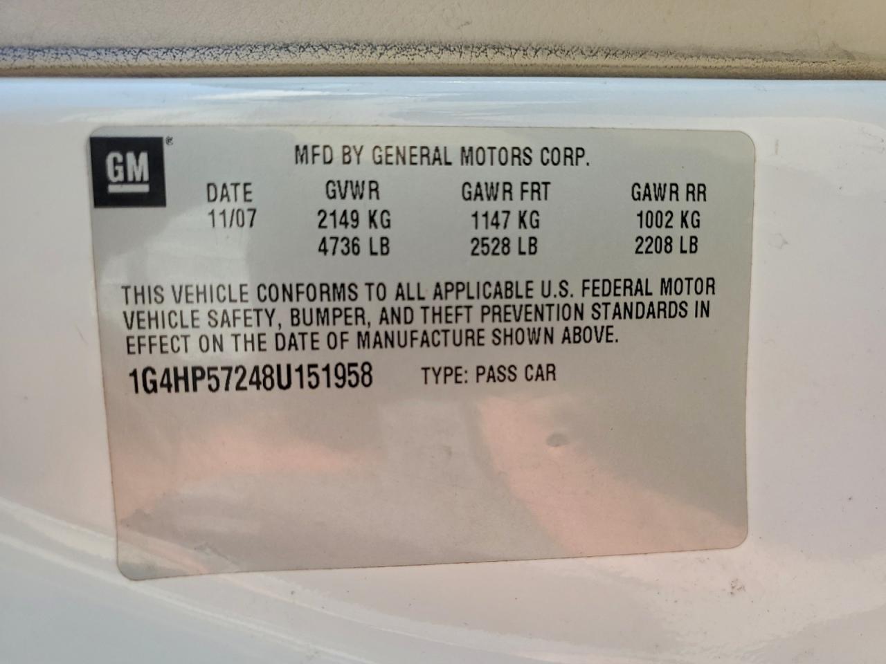 2008 BUICK Lucerne