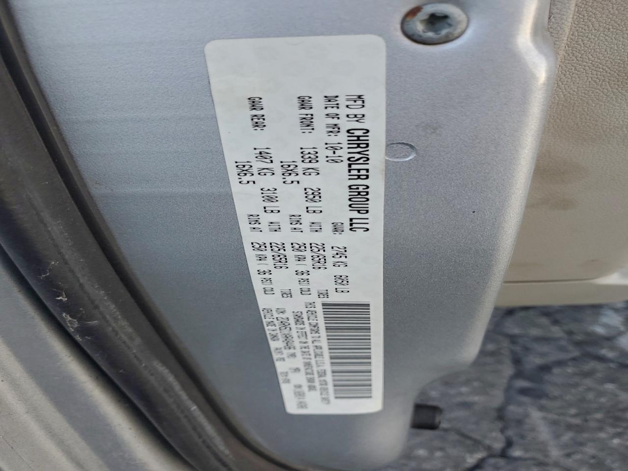 2010 DODGE GRAND CARAVAN