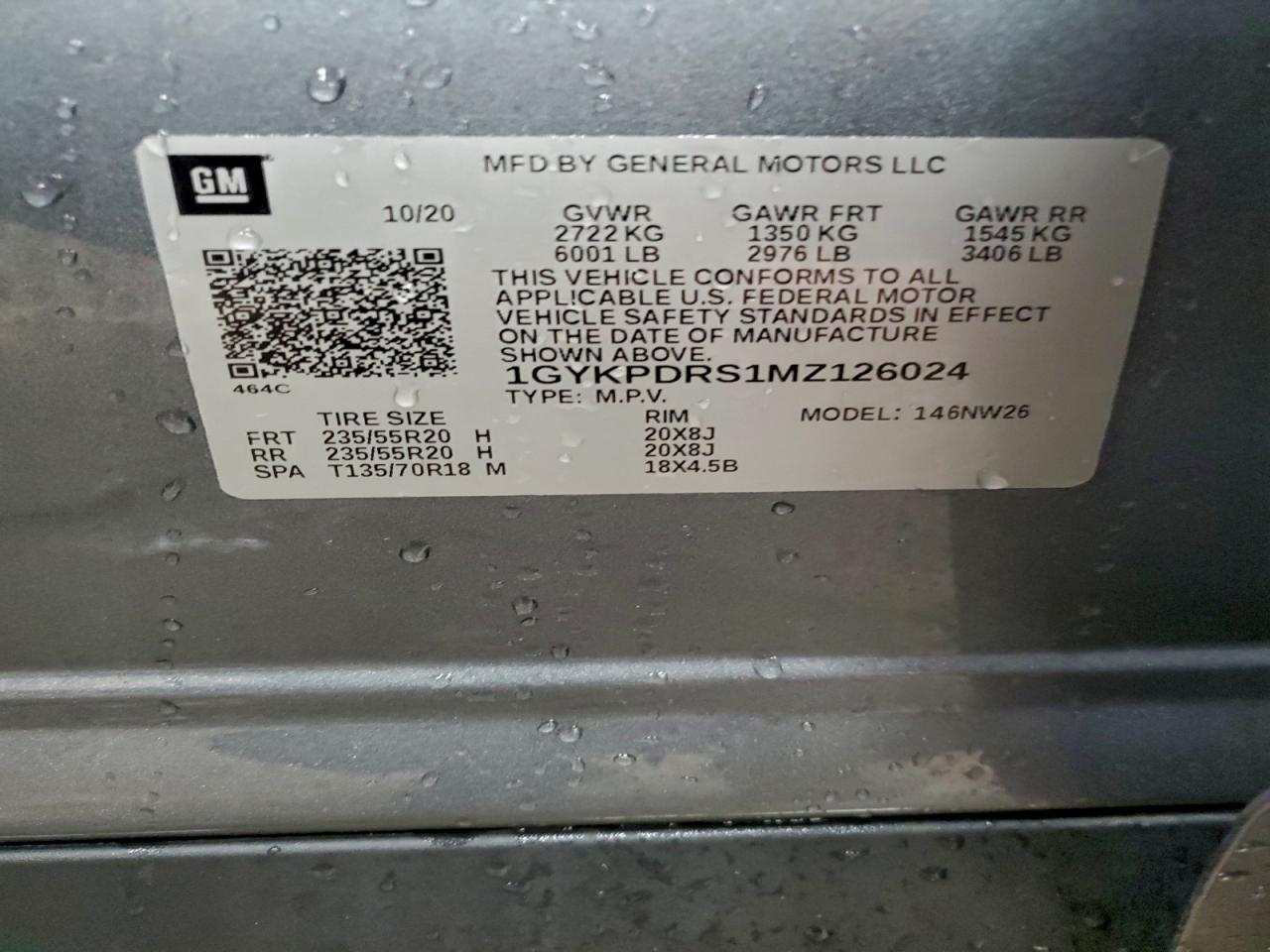 2021 CADILLAC XT6