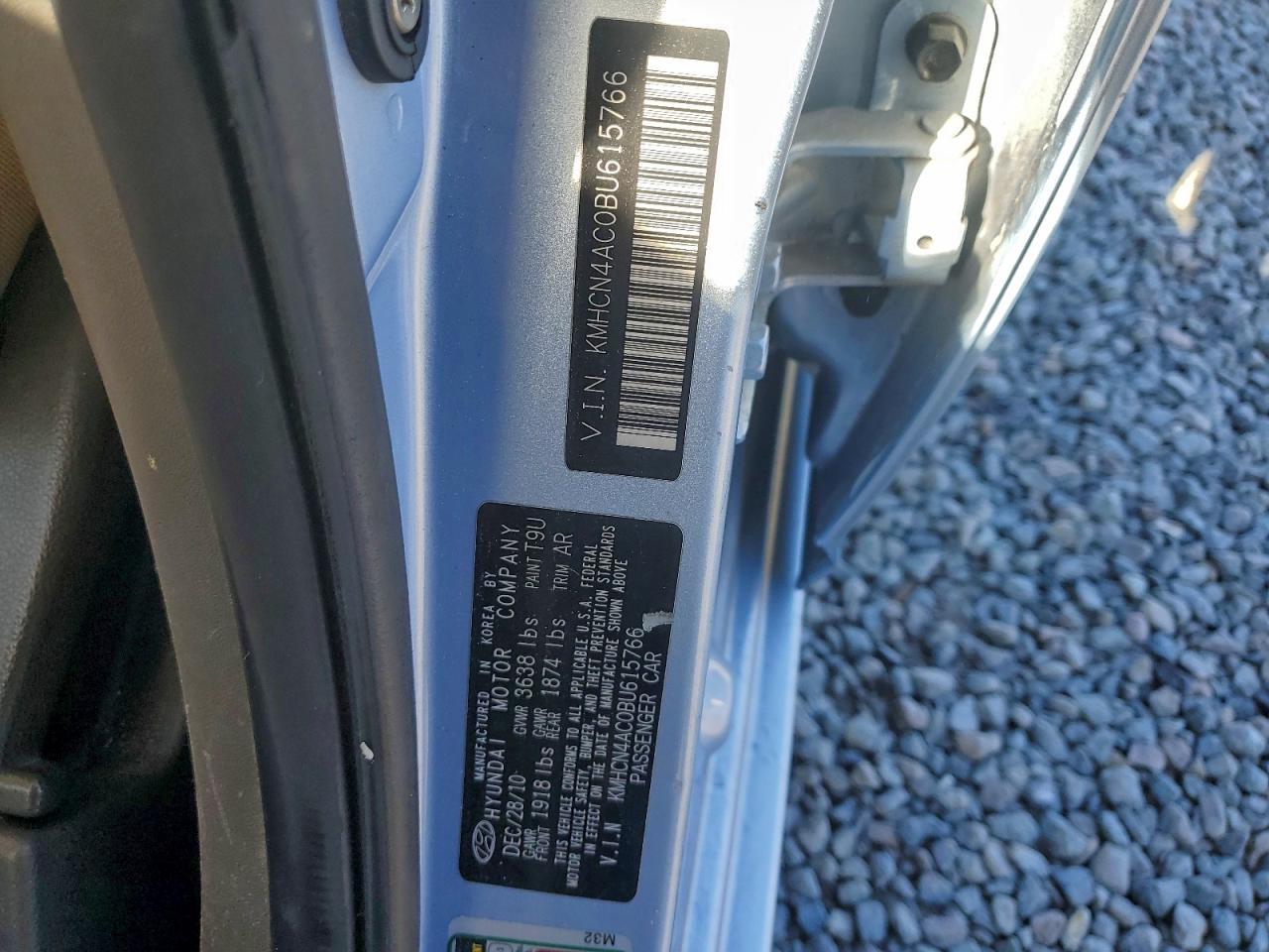 2011 HYUNDAI ACCENT