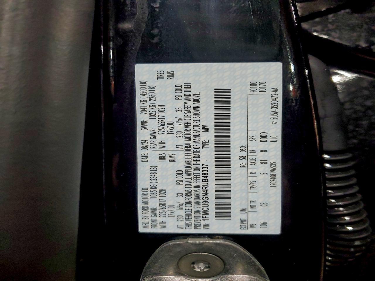 2024 FORD ESCAPE
