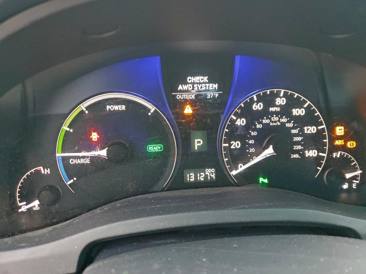 2012 LEXUS RX 450H