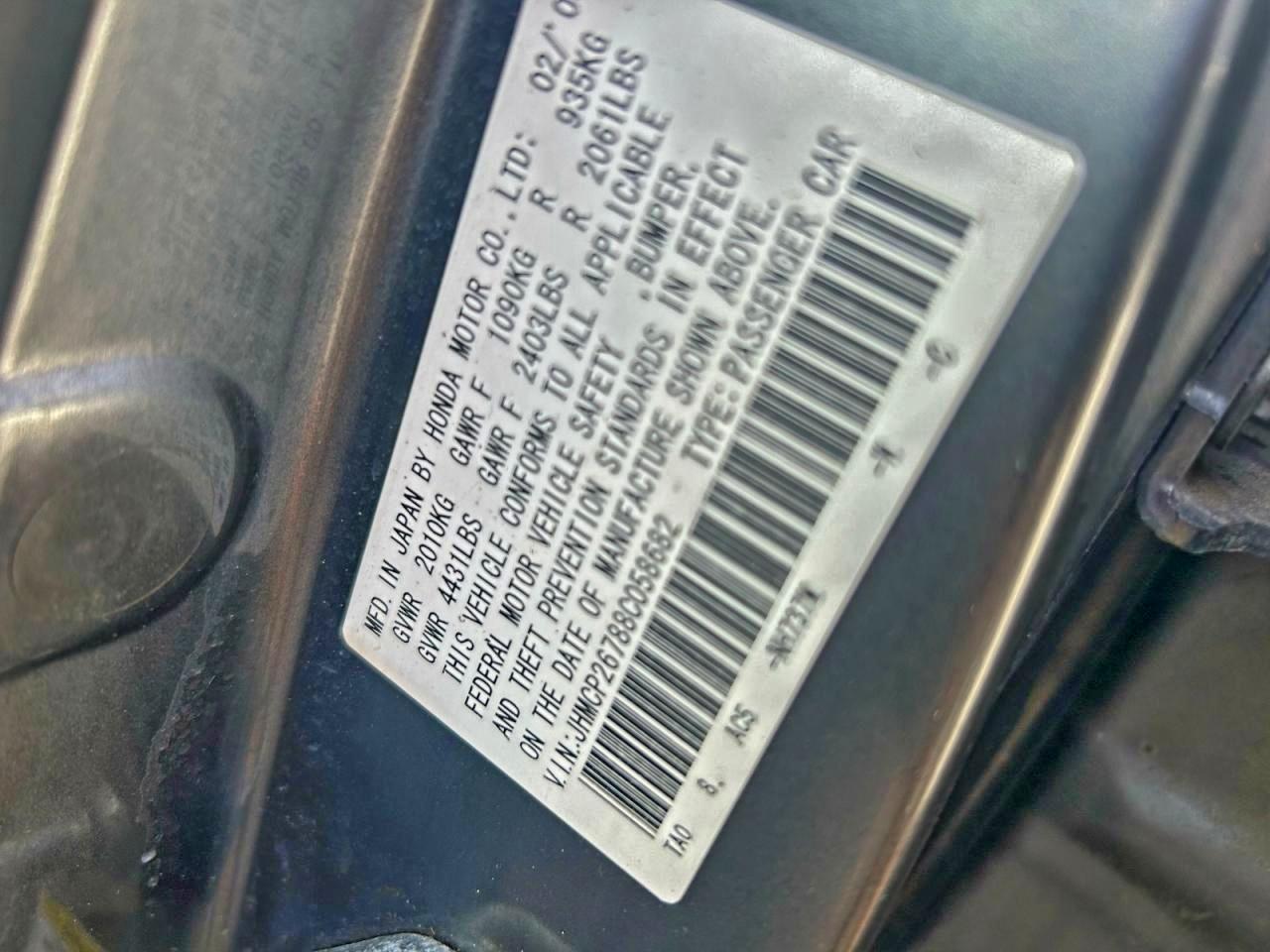 2008 HONDA ACCORD