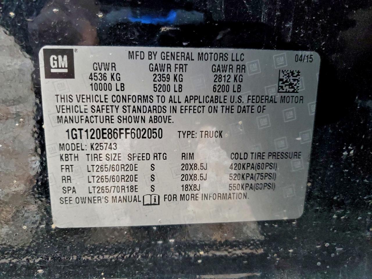 2015 GMC Sierra