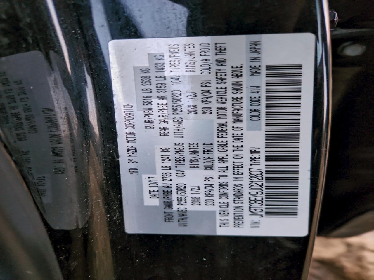 2018 MAZDA CX-9