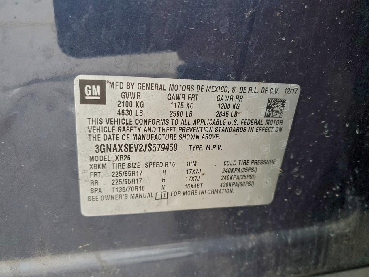 2018 CHEVROLET EQUINOX
