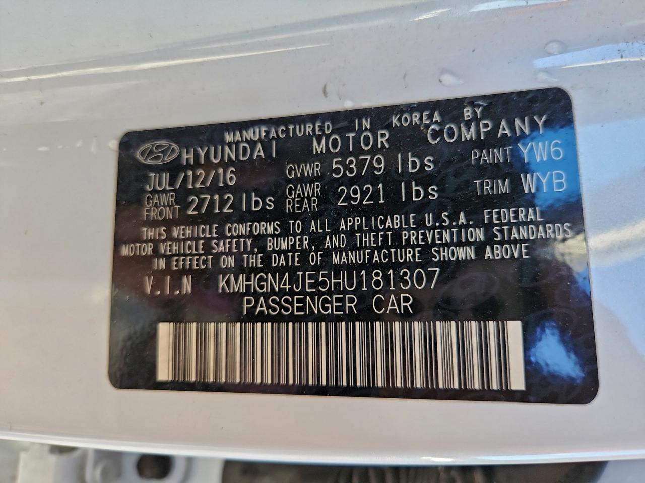 2017 GENESIS G80