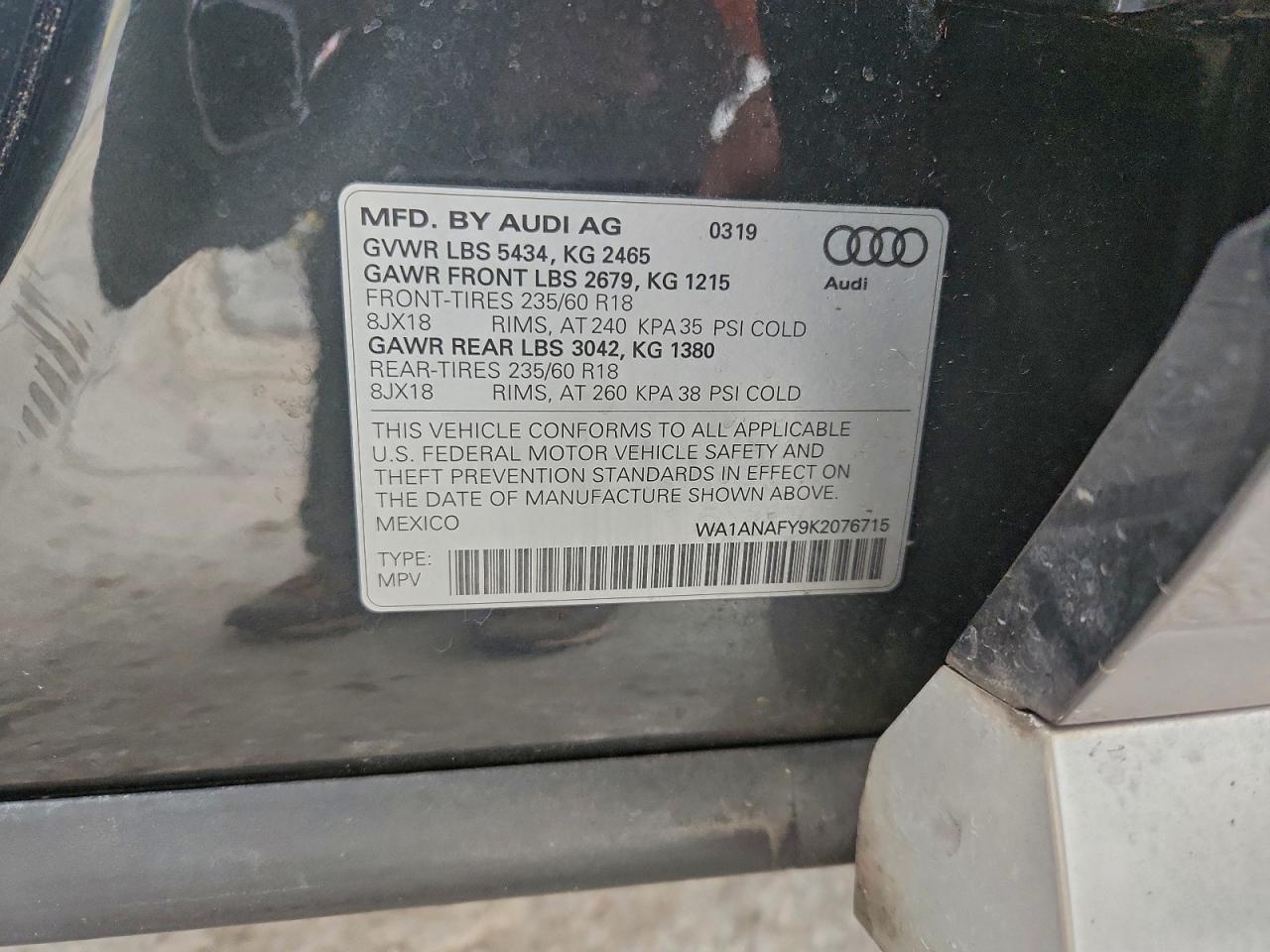 2019 AUDI Q5