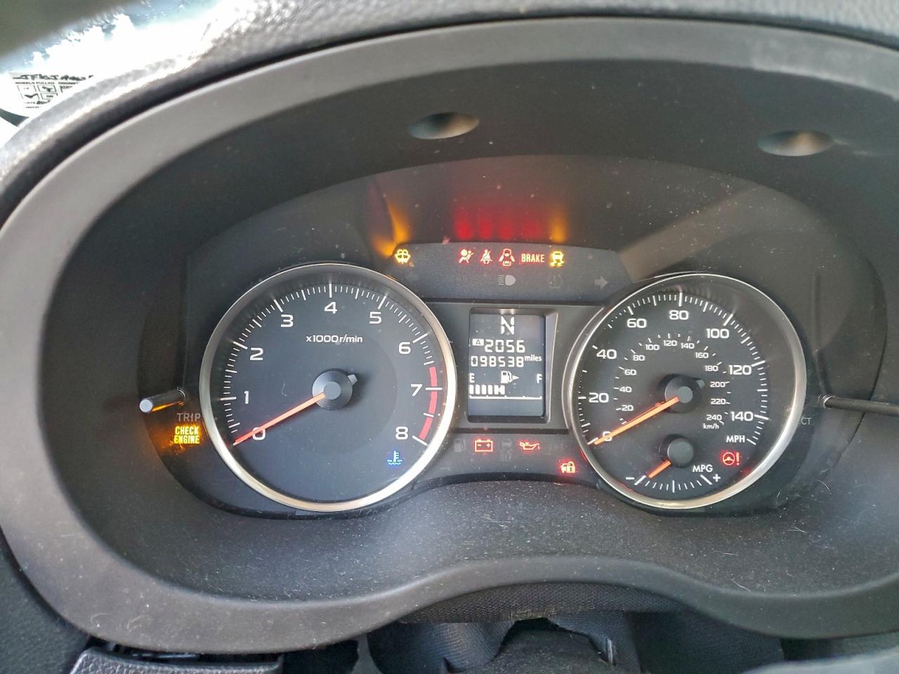2015 SUBARU IMPREZA