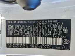 2014 TOYOTA COROLLA
