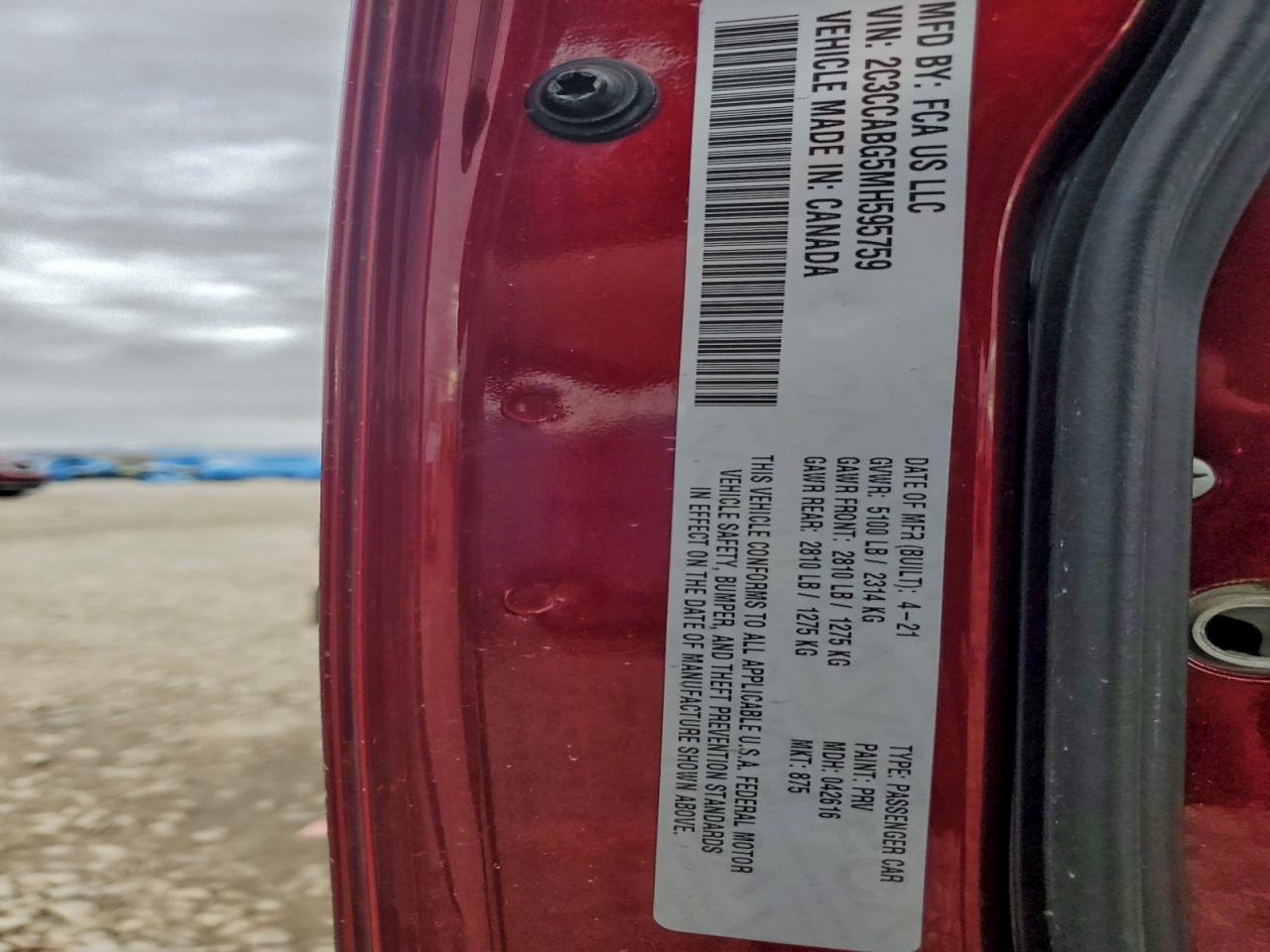2021 CHRYSLER 300