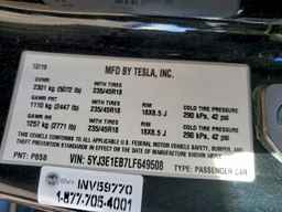 2020 TESLA MODEL 3