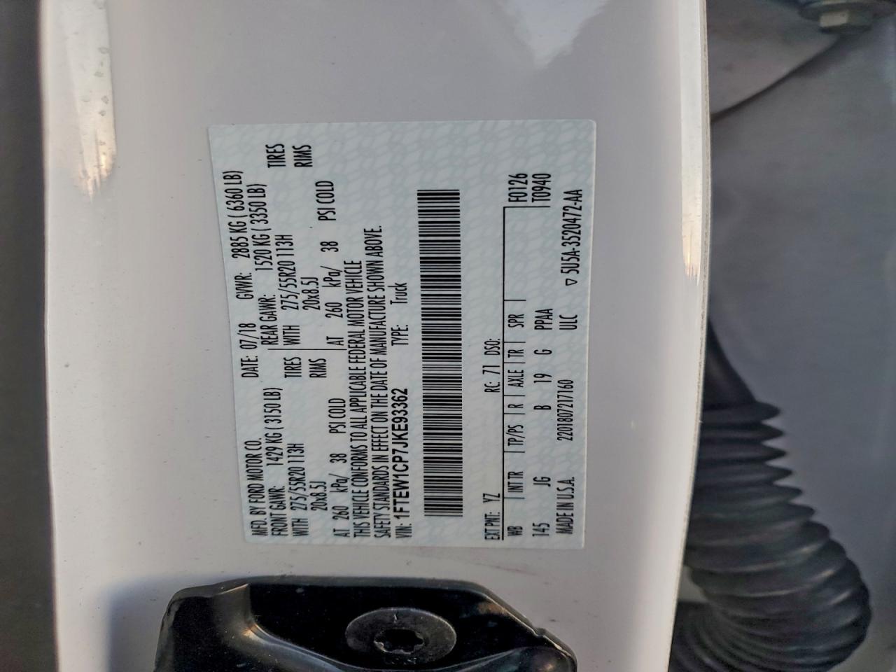 2018 FORD F-150