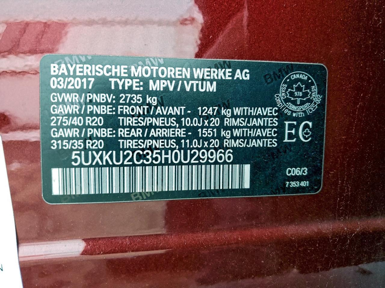 2017 BMW X6