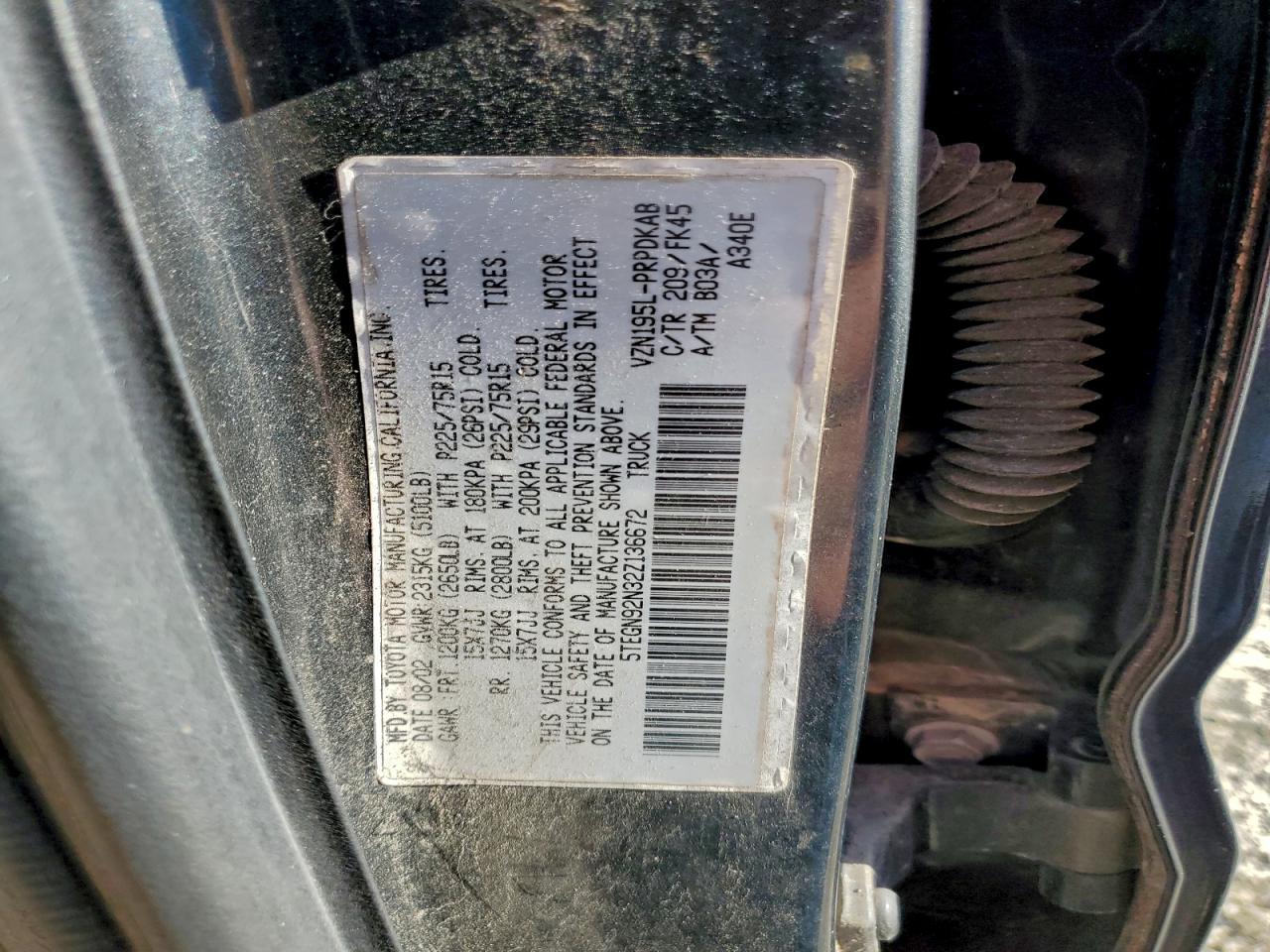 2002 TOYOTA TACOMA