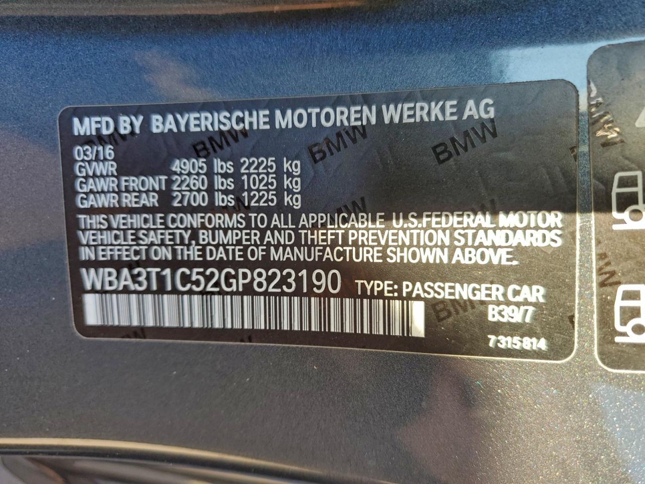 2016 BMW 4 Series