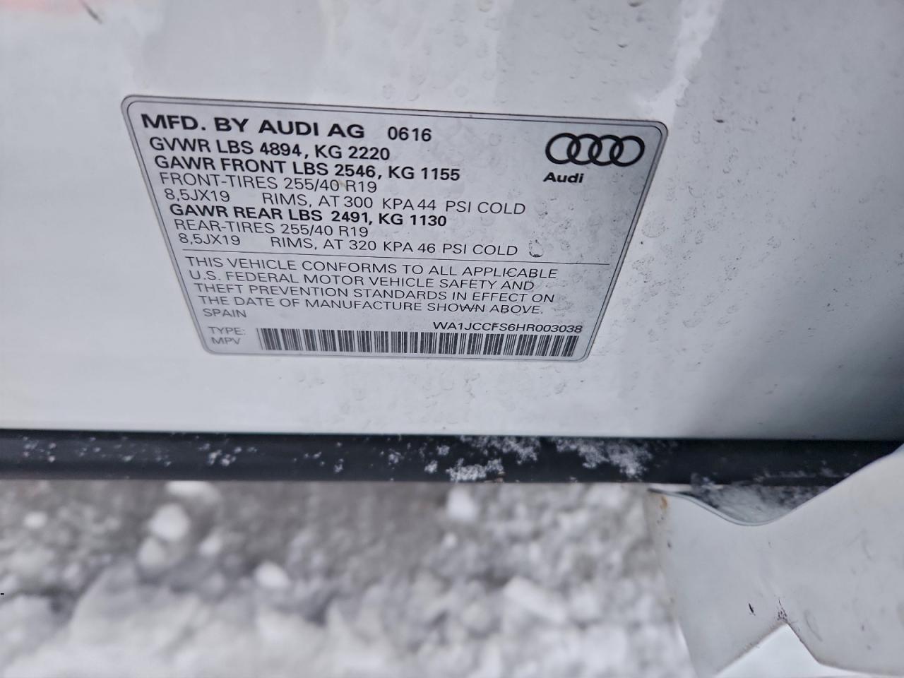 2017 AUDI Q3