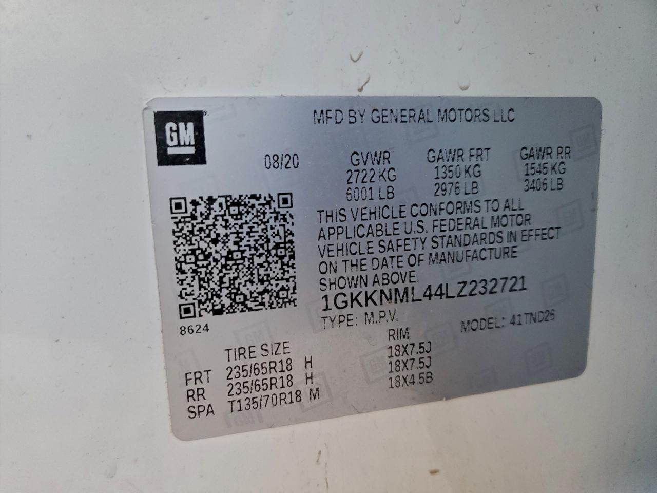 2020 GMC ACADIA
