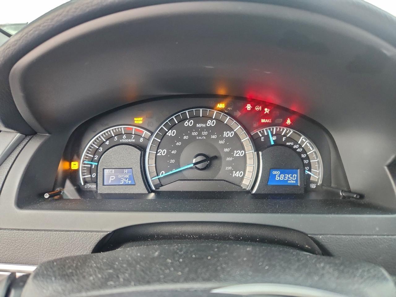 2012 TOYOTA CAMRY