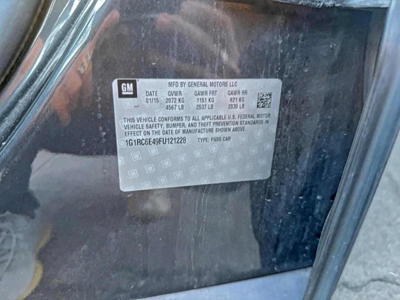 2015 CHEVROLET VOLT