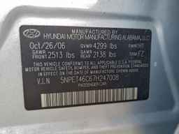 2007 HYUNDAI SONATA
