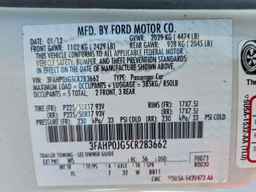 2012 FORD FUSION