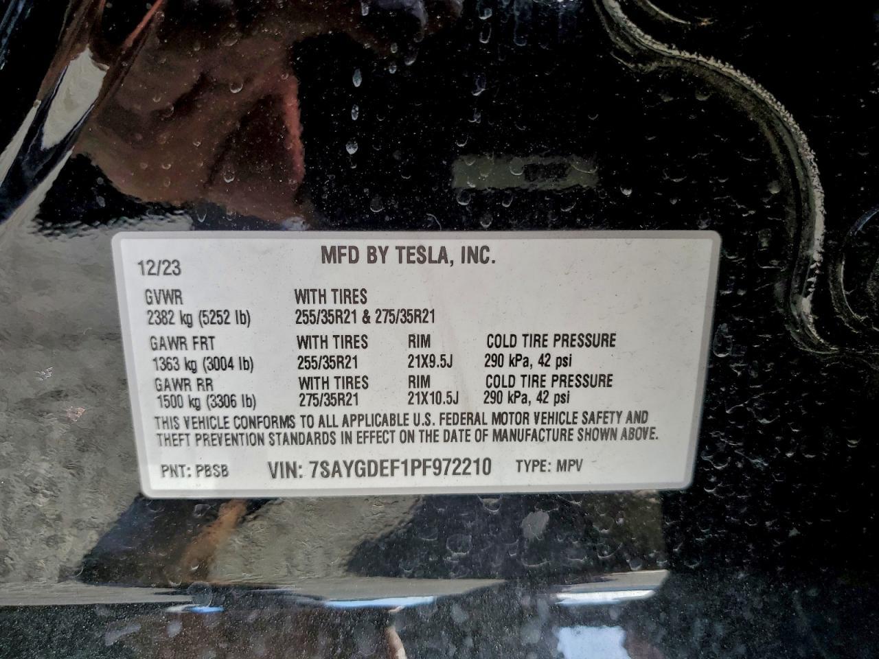 2023 TESLA MODEL Y