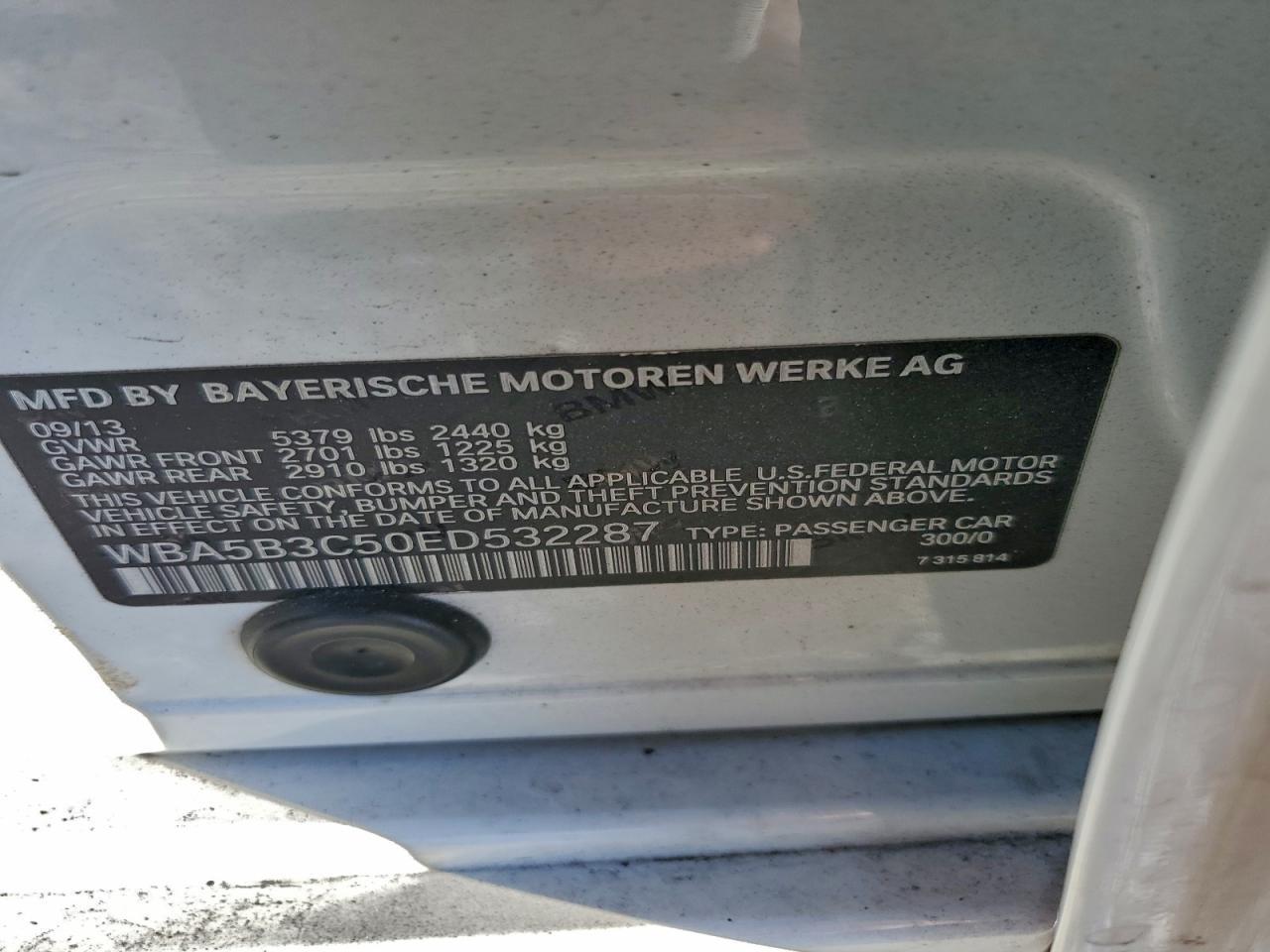 2014 BMW 5 series