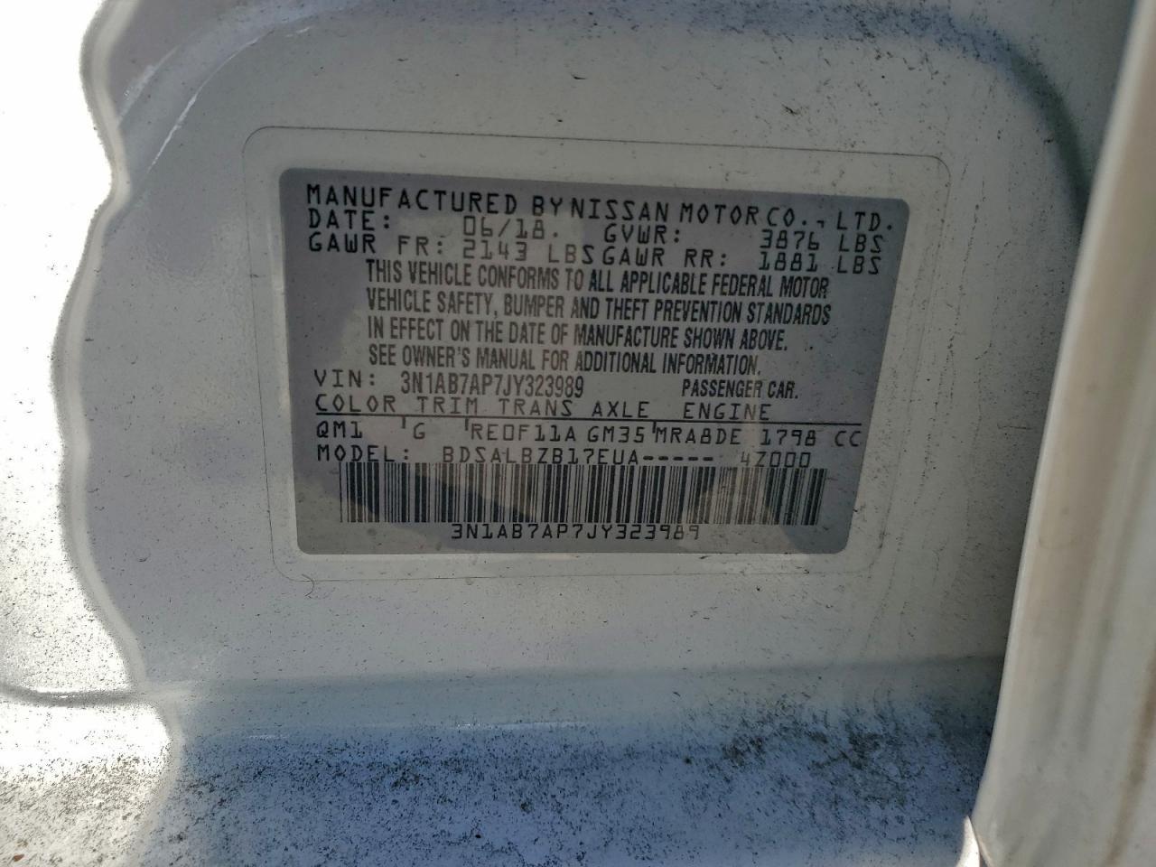 2018 NISSAN SENTRA