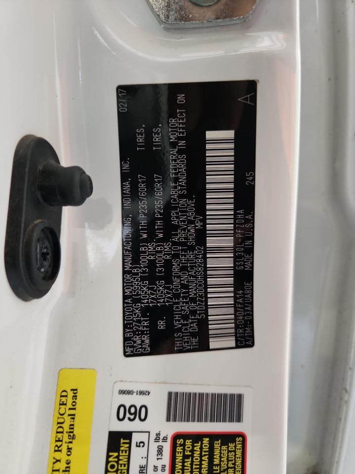 2017 TOYOTA SIENNA