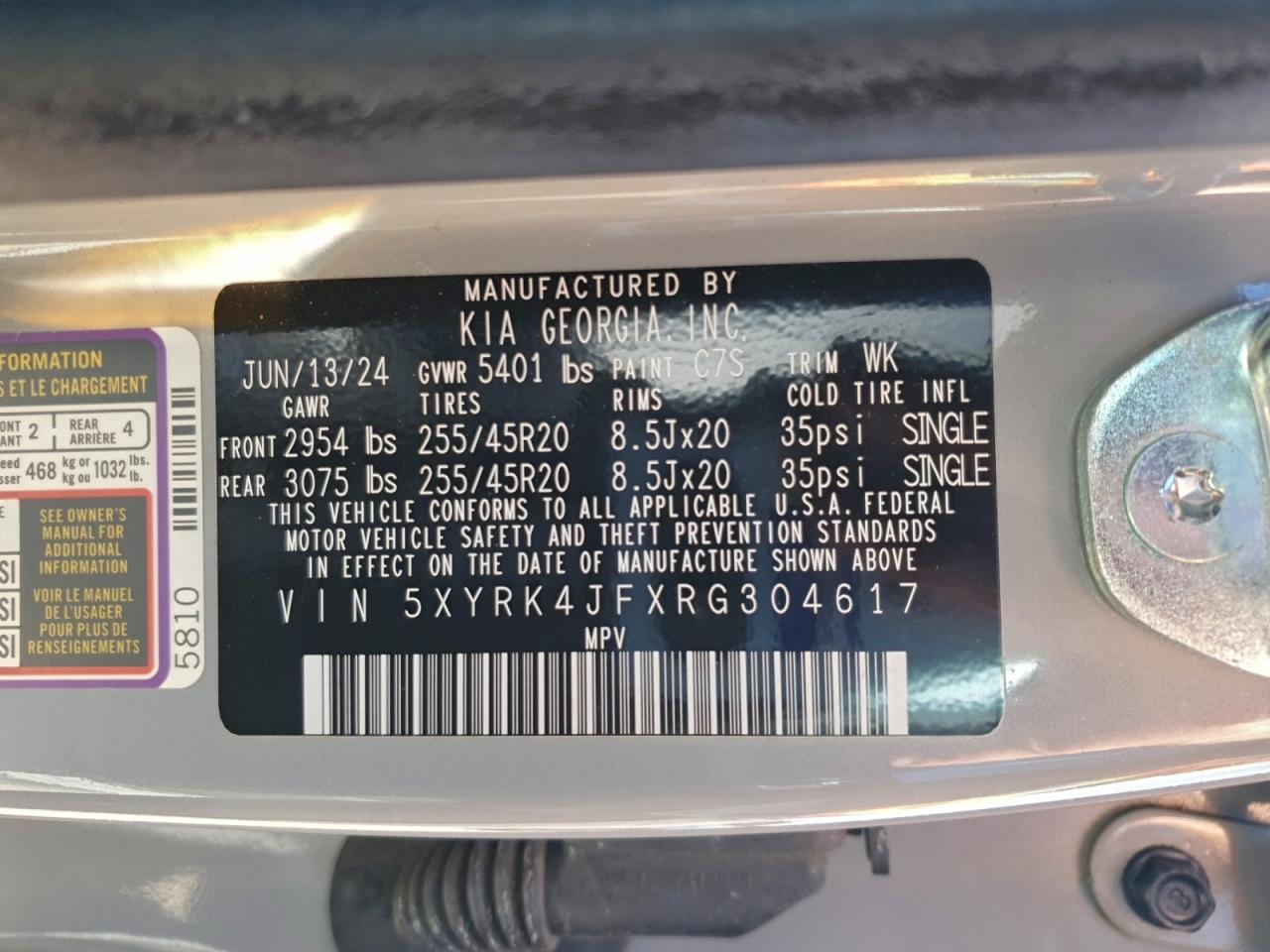 2024 KIA SORENTO