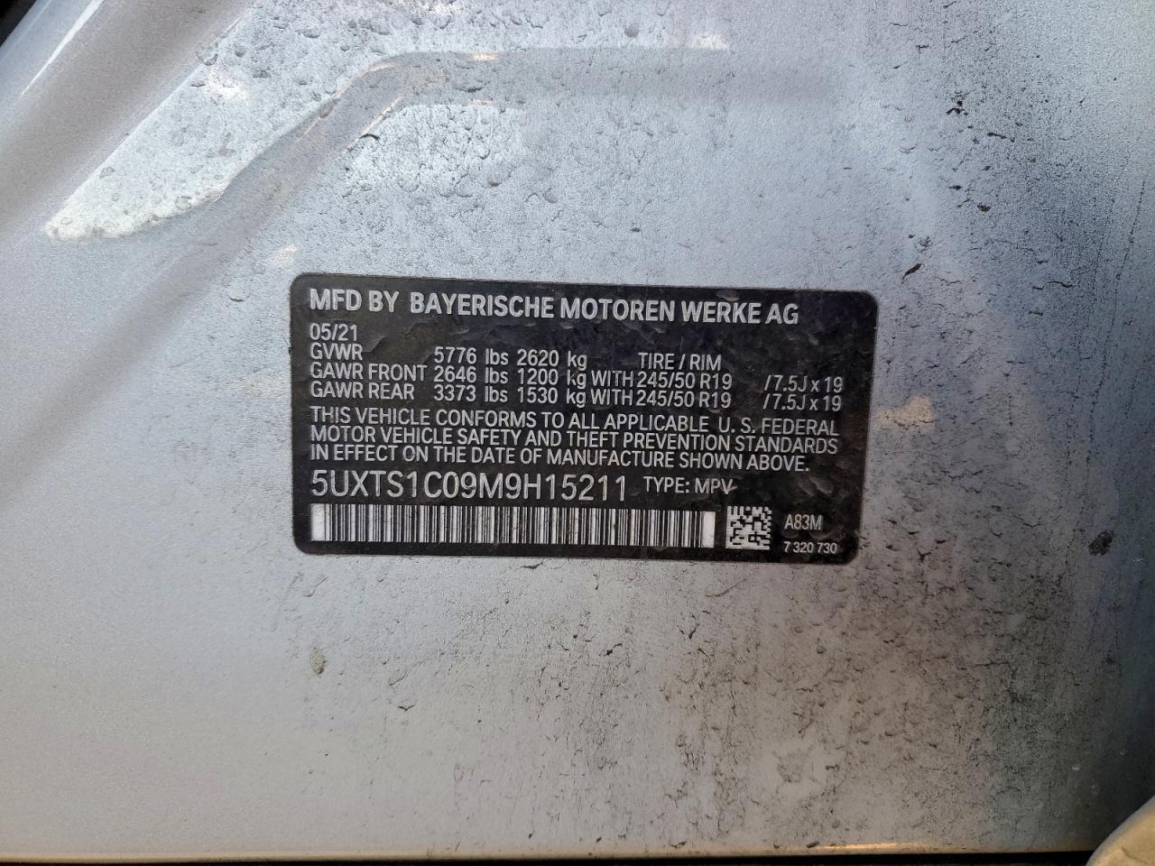 2021 BMW X3