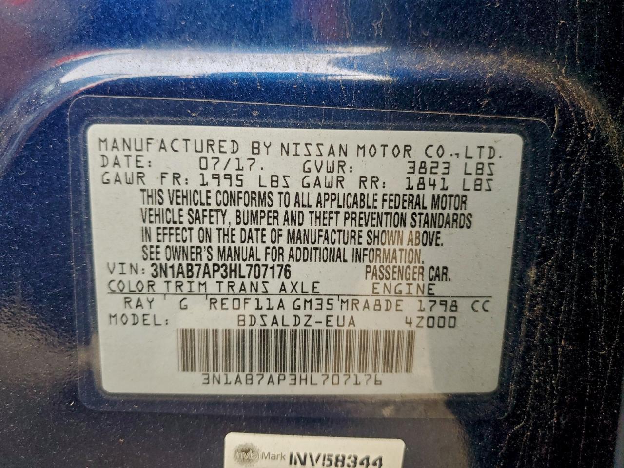 2017 NISSAN SENTRA