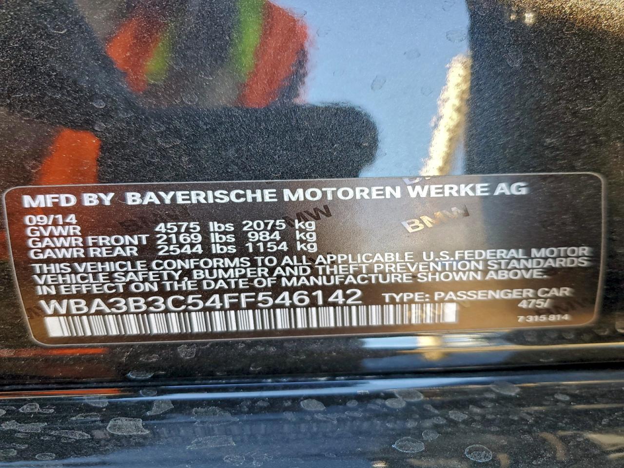 2015 BMW 3 SERIES