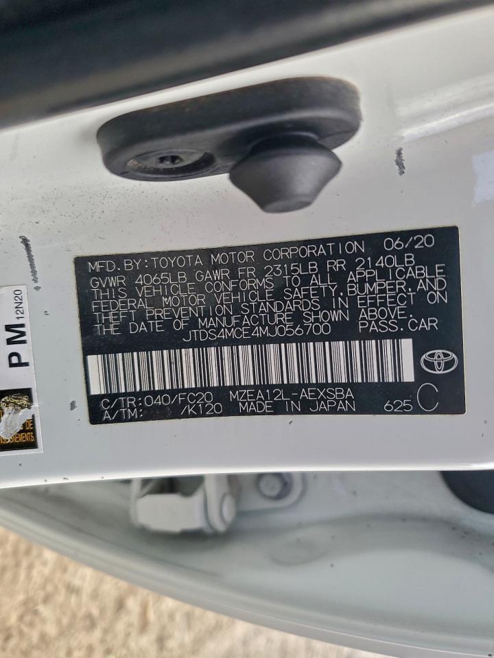 2021 TOYOTA COROLLA