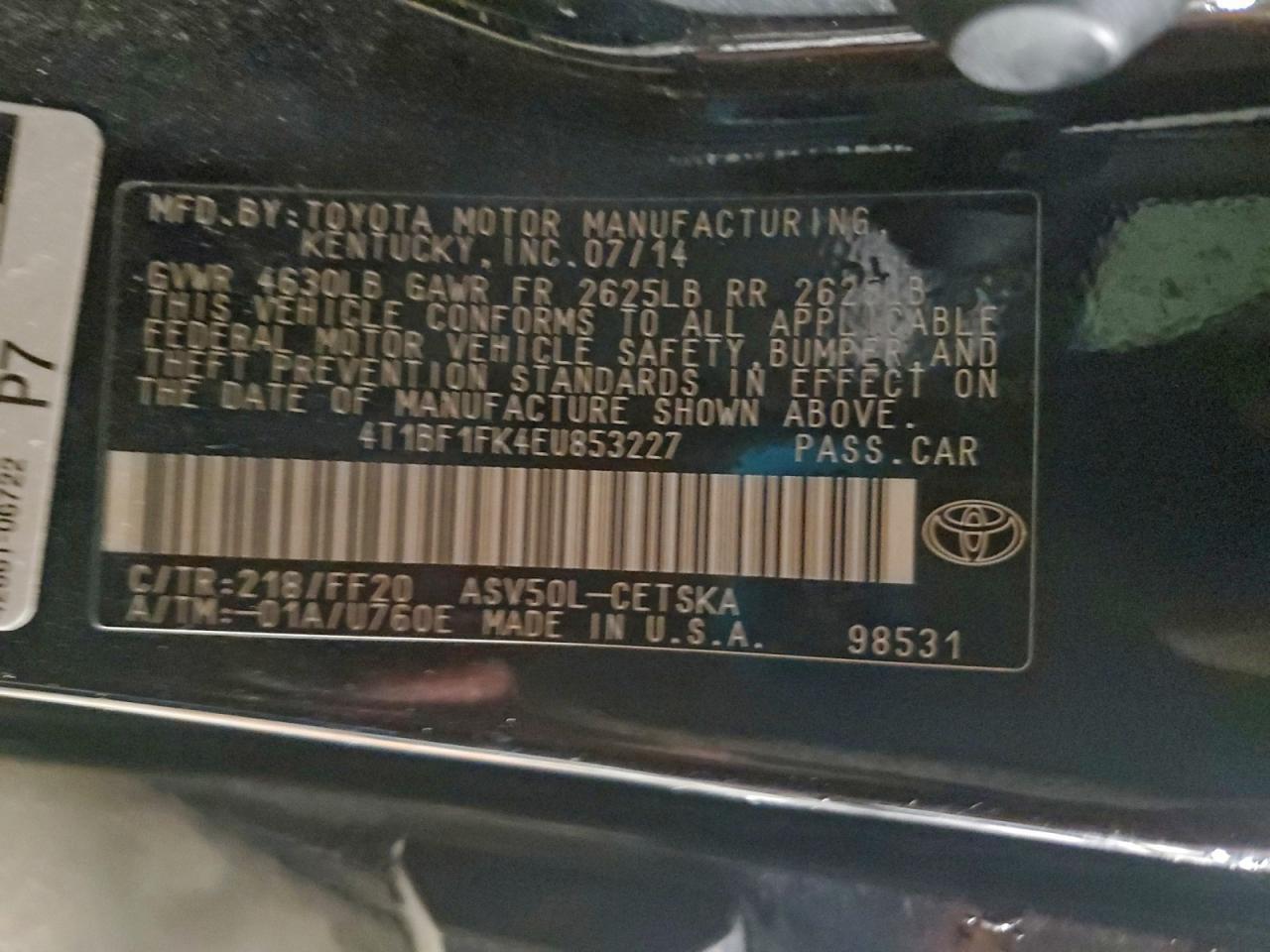 2014 TOYOTA CAMRY