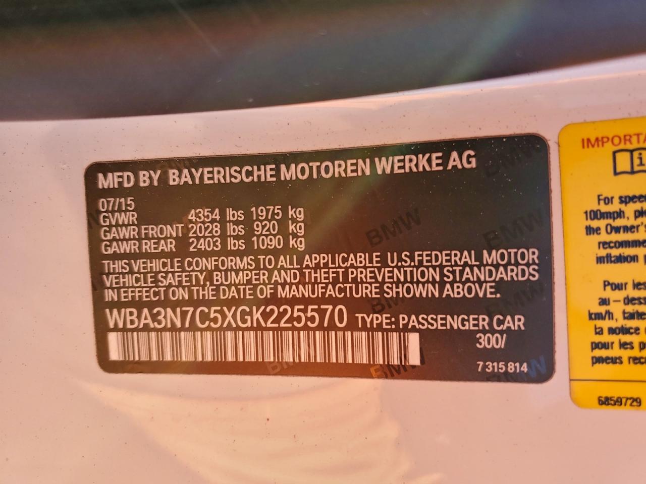 2016 BMW 4 Series