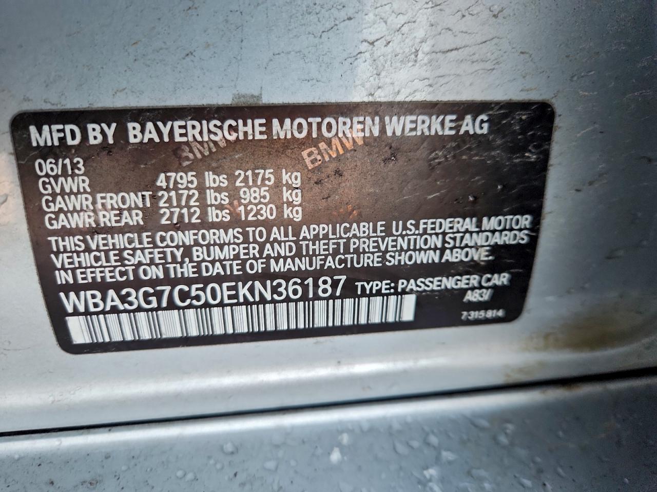 2014 BMW 3 SERIES