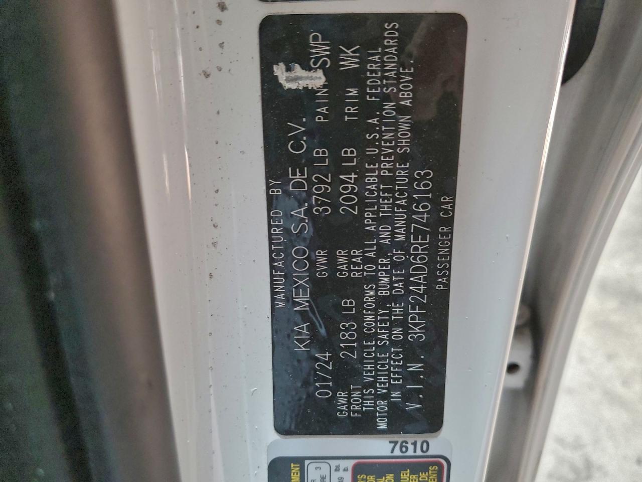 2024 KIA FORTE
